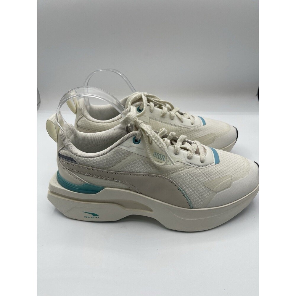 Puma Sneakers Women Ivory Trainers Kosmo Rider Athleisure Vacay Size 9 New